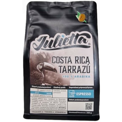Julietta Costa Rica Tarrazú zrnková 250 g – Hledejceny.cz