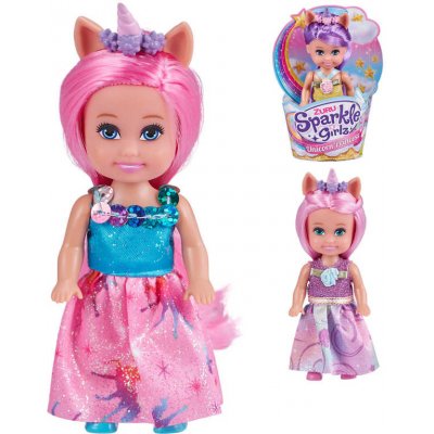 Alltoys Víla jednorožec Sparkle Girlz malá v kornoutku