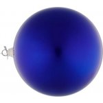 DECOLED Velká vánoční ozdoba 30 cm plastová koule modrá lesklá – Hledejceny.cz