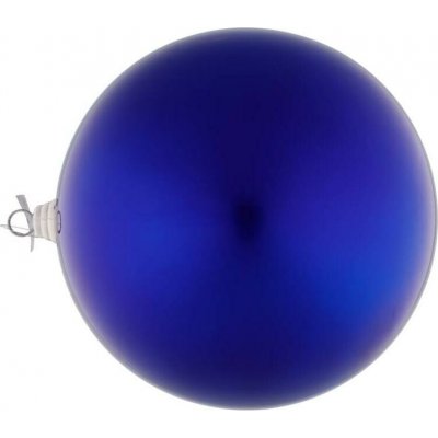 DECOLED Velká vánoční ozdoba 30 cm plastová koule modrá lesklá – Hledejceny.cz
