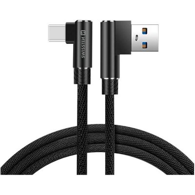 Swissten Kabel Arcade USB/USB - C 1,2m, černý – Zboží Mobilmania