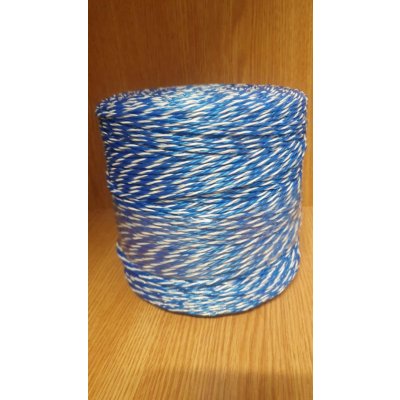 Polyetylenové lanko pro elektrické ohradníky EXTRA MIX BLUE 3 mm – Zboží Mobilmania