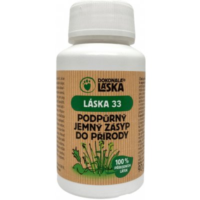 Dokonalá láska LÁSKA 33 Podpůrný zásyp do přírody pro psy 90 g – Zboží Dáma
