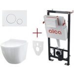 Alcadrain Sádromodul s tlačítkem M670 SET5V1AM101/1120-WCSOLID – Zboží Dáma