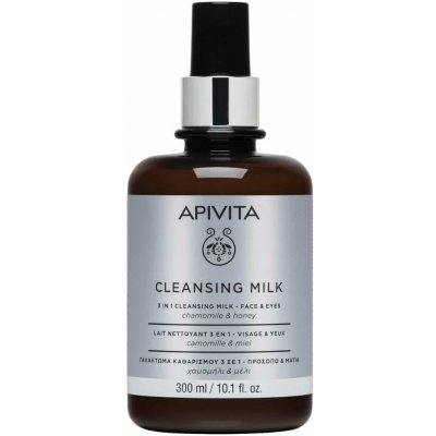 Apivita Cleansing Milk Face & Eyes čisticí mléko 3 v 1 na obličej a oči 300 ml – Hledejceny.cz