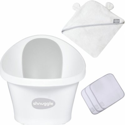 Shnuggle Výhodný set na koupání White – Hledejceny.cz
