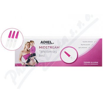 Adiel Midstream těhotenský test 3 ks