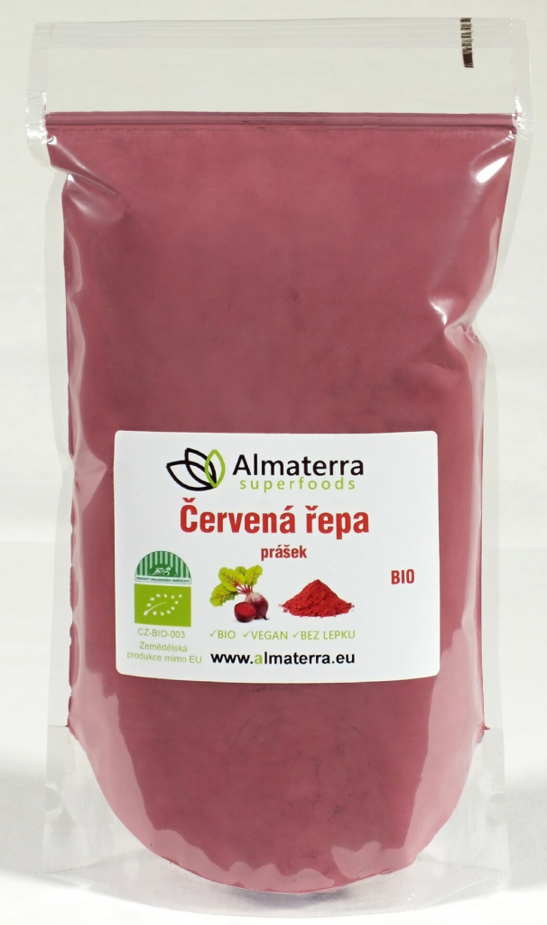 Almaterra superfoods Červená řepa prášek BIO 250 g od 138 Kč - Heureka.cz