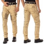 CIPO & BAXX kalhoty pánské CD523 jeans džíny béžová – Zboží Mobilmania