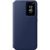 Pouzdro a kryt na mobilní telefon Samsung Samsung Galaxy S24 FE Smart View Wallet Case Blue EF-ZS721CLEGWW