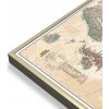 Nástěnné mapy National Geographic Evropa - nástěnná mapa Executive 118 x 92 cm Varianta: mapa v hliníkovém rámu, Provedení: zlatý matný rám