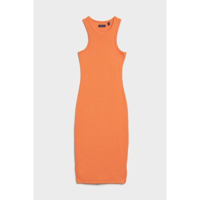 Gant Slim Tank Top Dress oranžová