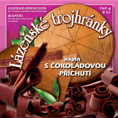 Clip Luhačovice Trojhránky čokoládové 160 g – Sleviste.cz