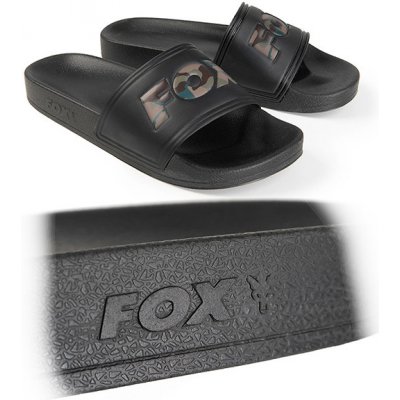 Fox Internationalpantofle Sliders Black – Zboží Mobilmania