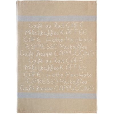 SCANquilt utěrka DESIGN espresso béžovošedá 50 x 70 cm – Zboží Mobilmania
