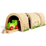 Bigjigs Rail Zakřivený tunel – Zboží Mobilmania