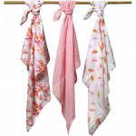 BabyOno Bambusové Pírka/Růžová 3 ks – Sleviste.cz