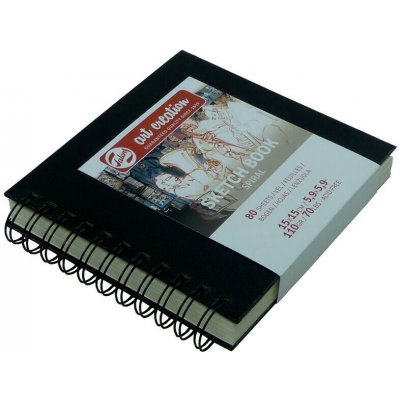 Talens Art Creation Sketchbook v pevné kroužkové vazbě 15 x 15 cm 110g 80 listů – Zboží Dáma