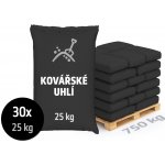 OPTIMTOP Kovářské pytlované černé uhlí, 750 kg – HobbyKompas.cz