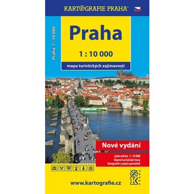 Praha mapa turistických zajímavostí česky