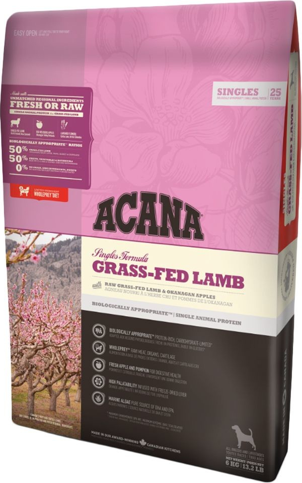 Acana Singles Grass-Fed Lamb 6 kg