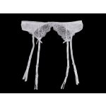 Prima-obchod Krajkový podvazkový pás 1 bílá – Zboží Mobilmania