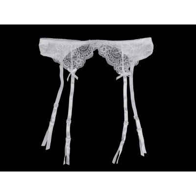 Prima-obchod Krajkový podvazkový pás 1 bílá – Zboží Mobilmania