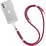 Winner WG Crossbody lace strap/transparent/burgundy, 13728 – Zboží Živě