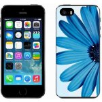 Pouzdro mmCase Gelové iPhone 5/5s - modrá kopretina – Zboží Mobilmania