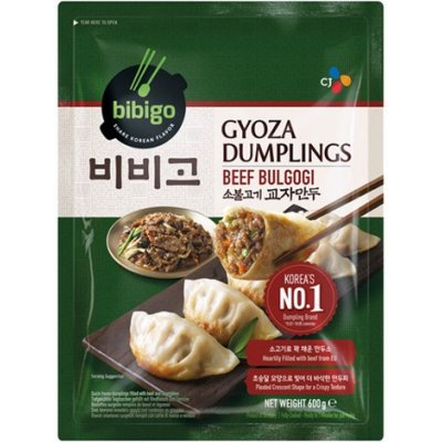 Bibigo Gyoza knedlíčky s hovězím a zeleninou 600 g – Zboží Dáma