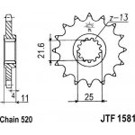 JT Sprockets JTF 1581-15 | Zboží Auto