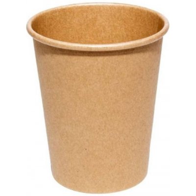 FLEXOBAL Papírový kelímek hnědý 200ml cena za – Zboží Dáma