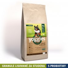 Yoggies granule lisované za studena s probiotiky Jehněčí maso & bílá ryba 15 kg