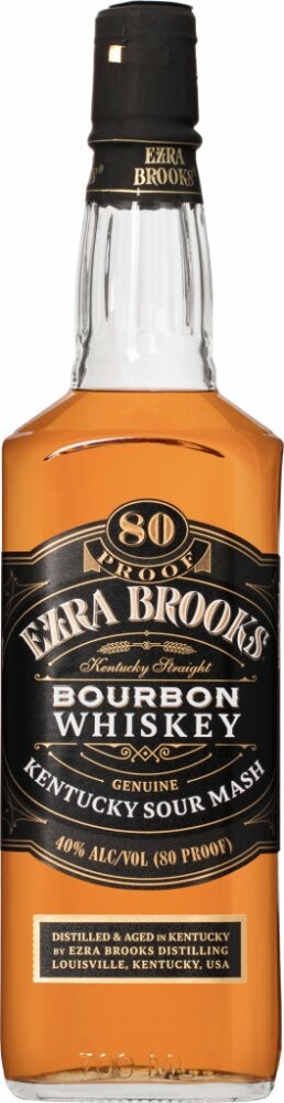 Ezra Brooks Black Label 40% 0,7 l (holá láhev)