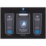 Lamborghini Acqua Men EDT 125 ml + sprchový gel 100 ml + balzám po holení 100 ml dárková sada – Sleviste.cz