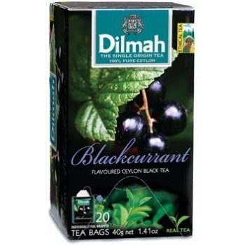 Dilmah Černý čaj Černý rybíz 20 x 2 g