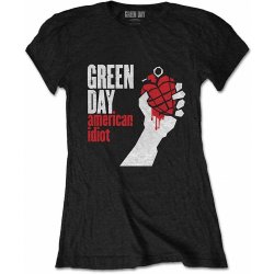 Green Day American Idiot Heart Girly BP Black