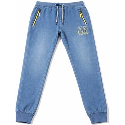 Xcena Dětské jeansové tepláky modré – Zboží Dáma