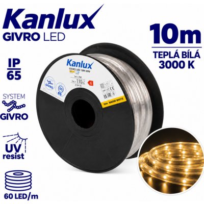 Kanlux 38570 GIVRO LED 10M-WW Světelný had LED – Hledejceny.cz