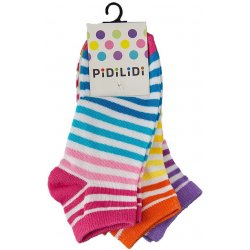 Pidilidi ponožky kotníkové dívčí 3pack PD0130 Holka