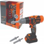 Smoby elektronická vŕtačka BLACK+DECKER so zvukom svetlom a 3 nástavcami – Zbozi.Blesk.cz