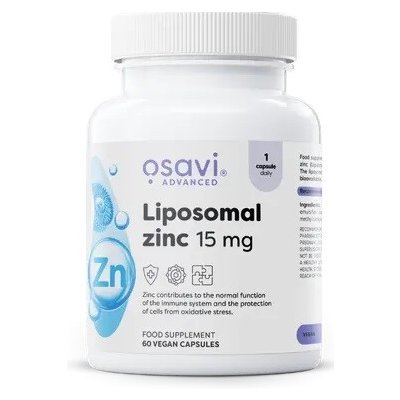Osavi Liposomal Zinc 15mg 60 Veg. Kapslí – Hledejceny.cz