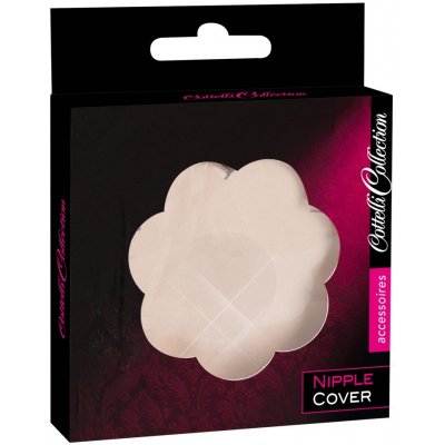 Cottelli Nipple Cover - náplasť na bradavky v tvare kvietku (prírodná) - 12ks – Zboží Mobilmania