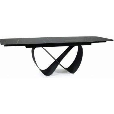 Signal Jídelní stůl INFINITY CERAMIC Azario Black černý mat Černý mat – Hledejceny.cz