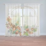 Sablio Záclony Dary podzimu: 2ks 150x250cm – Hledejceny.cz