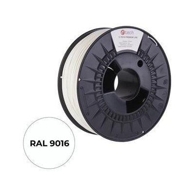 C-Tech Premium Line PLA, dopravní bílá, RAL9016, 1,75 mm, 1 kg (3DF-P-PLA1,75-9016) – Zboží Živě