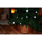 KOTARBAU® Sukně na vánoční stromek z vrby Ø 60 cm stojan na vánoční stromek z přírodního ratanu koš na vánoční stromek kryt na stojan na vánoční stromek ozdobný podstavec na vánoční stromek – Sleviste.cz