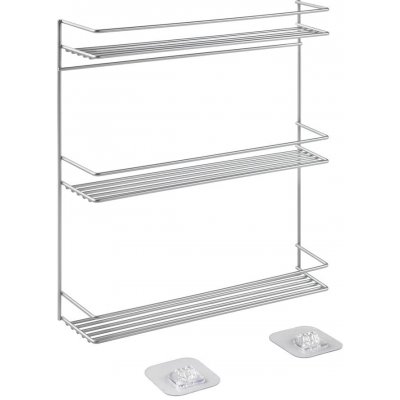 Metaltex Paprika organizér na kořenky stříbrná 32 cm 33 cm 8 cm – Hledejceny.cz