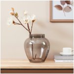 Eglo 421211 - Skleněná váza ASINDRO 23,5x22 cm černá/kouřová 421211 – Hledejceny.cz