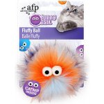 AFP Hračka pro kočky Furry Ball chlupatý míček se šantou 9,5cm – Zboží Dáma